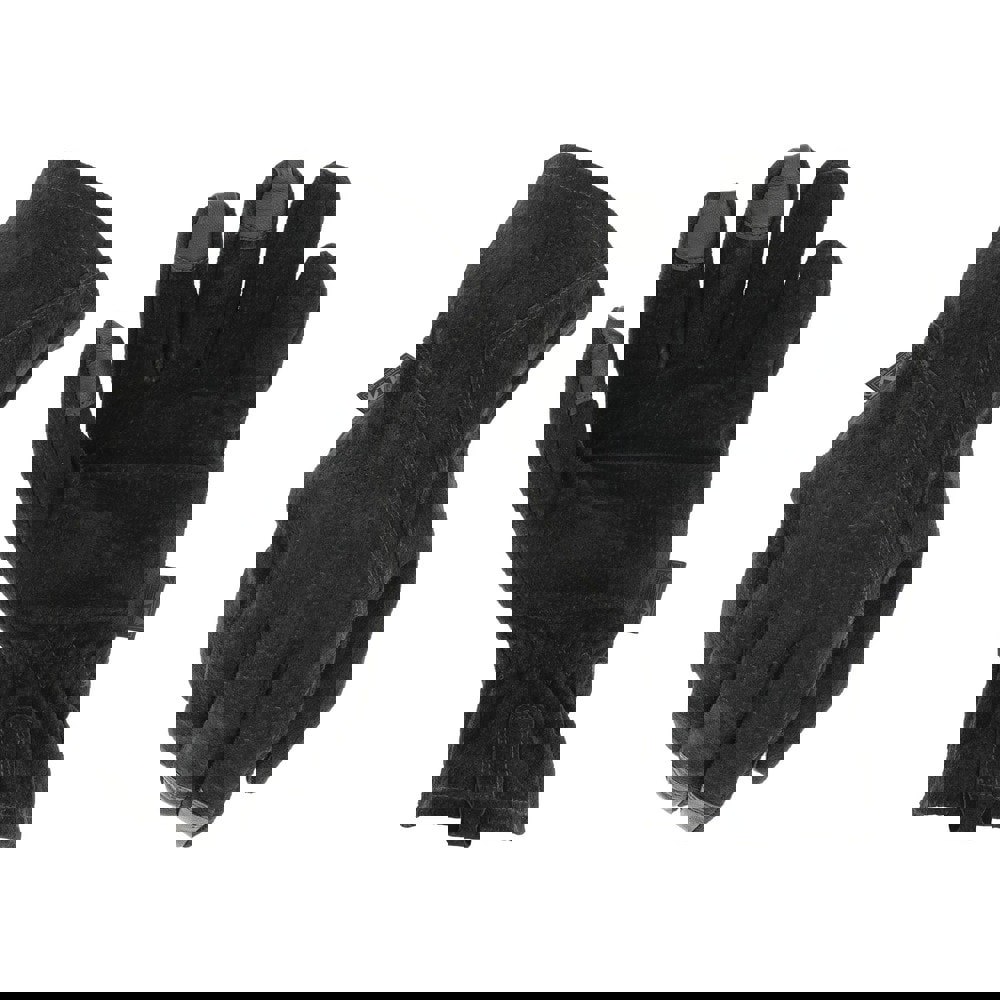 General Purpose Gloves: Size M, Polyester-Lined, Leather